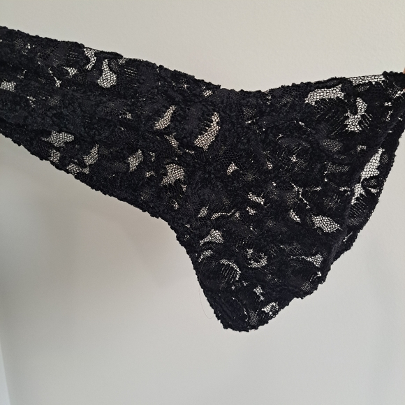 Italian Tempation Black Lace Top - Picture 8 of 9